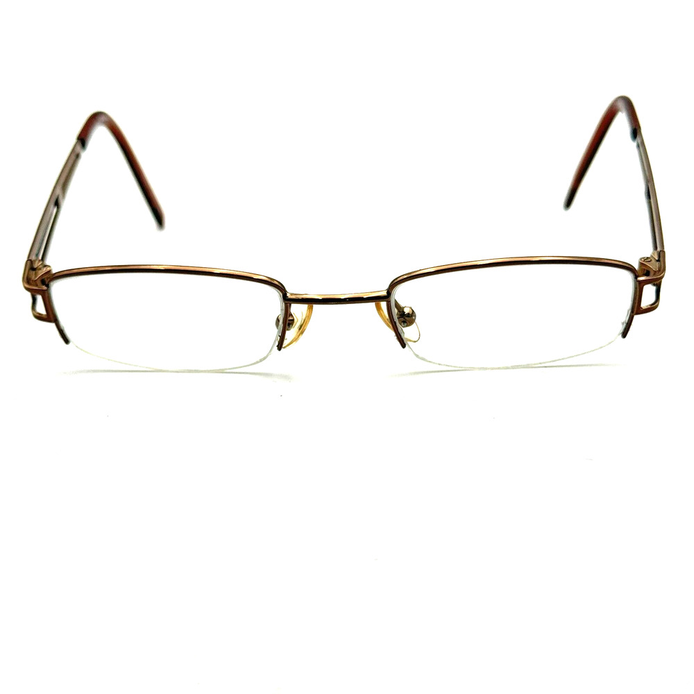 Caravelle By Bulova BELTLINE BROWN 45-20-135‎ Half Rim Eyeglasses Frame H12178